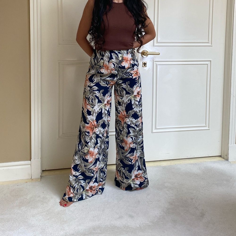 Wide Floral Pant